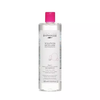 Мицеллярная вода для снятия макияжа Byphasse Solution Micellaire для сухой и чувствительной кожи 500мл