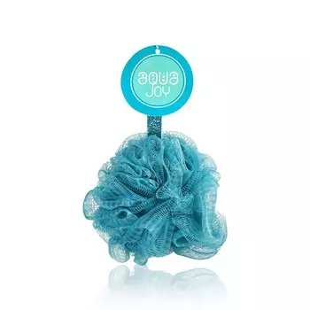 Мочалка Aqua Joy Wellness line для душа и ванны , с декоративной петлей , в ассортименте