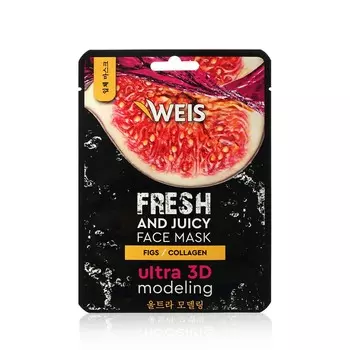 Моделирующая маска для лица WEIS Fruit Mask " Mask Figs + Collagen " с экстрактом инжира и коллагеном 25г