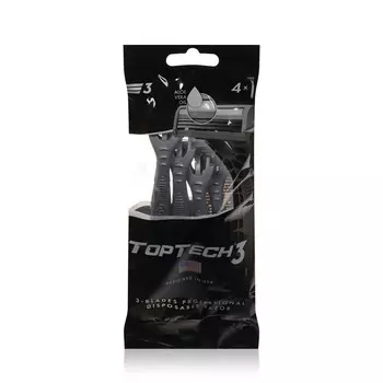 Мужские одноразовые станки для бритья TopTech 3 3 лезвия 4шт