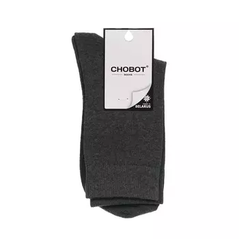 Мужские однотонные носки Chobot Антрацит р.25-27