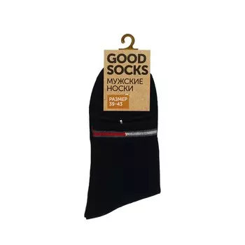 Мужские однотонные носки Good Socks Цветная полоска Синий р.39-43