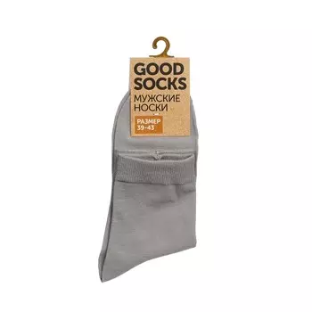Мужские однотонные носки Good Socks WHW22102-4 Серый р.39-43