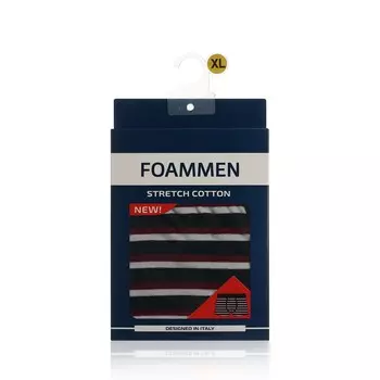 Мужские трусы Foammen Fo210001-1 , Широкая бордовая полоска , XL