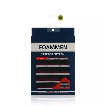 Мужские трусы Foammen Fo210001-1 , Широкая бордовая полоска , XXL