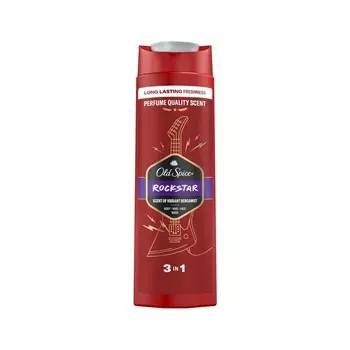 Мужской гель для душа + шампунь для волос 3 в 1 Old Spice Rockstar 400мл