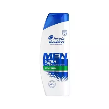 Мужской шампунь для волос против перхоти Head and Shoulders Men Sport Fresh 360мл
