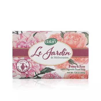 Мыло туалетное парфюмированное Dalan Le Jardin " Peony & Rose " 200г