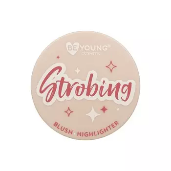 Набор для лица румяна и хайлайтер BeYoung Strobing 01 11г