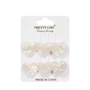 Набор заколок для волос Pretty Girl Pearl сердце 2шт