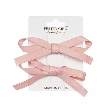 Набор зажимов - бантиков для волос Pretty Girl 2шт