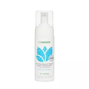 Натуральная пенка для умывания Synergetic " увлажняющая " 150мл