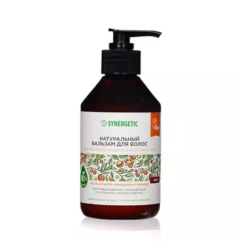 Натуральный бальзам для волос Synergetic " Максимальное питание и восстановление " 250мл