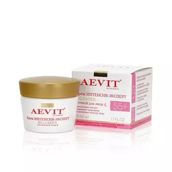 Ночной крем интенсив - эксперт для лица AEVIT by Librederm Reloader 55+ 50мл
