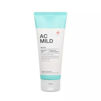 Очищающая пенка для умывания против покраснений и акне Holika Holika AC Mild для проблемной кожи 150мл