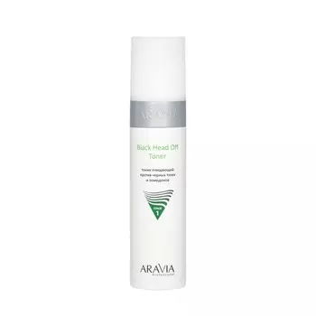 Очищающий тоник против черных точек и комедонов Aravia Professional Black Head Off 250мл