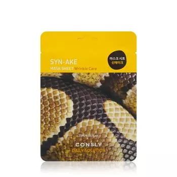 Омолаживающая маска для лица Consly Syn-Ake с пептидом 25мл