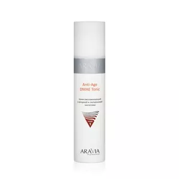 Омолаживающий тоник для лица Aravia Professional Anti-Age DMAE Tonic с янтарной и гиалуроновой кислотами 250мл