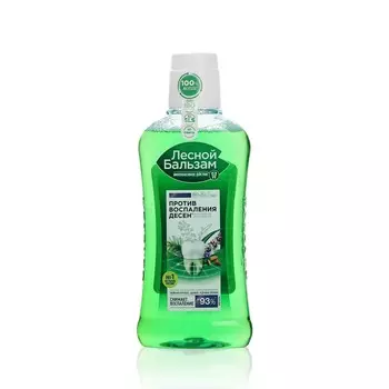 Ополаскиватель для полости рта Лесной бальзам с маслом кедровых орешков и экстрактом шалфея на отваре трав 400мл