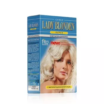 Осветлитель ФИТОкосметик Lady Blonden для волос с фитопорошком белого льна 35г