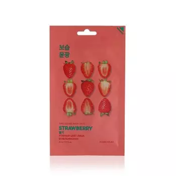 Освежающая тканевая маска для лица Holika Holika Pure Essence Mask Sheet " Strawberry " 23мл