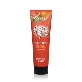 Освежающий и разглаживающий кондиционер для волос Consly Freshness & Smoothness с экстрактами грейпфрута и имбиря 250мл