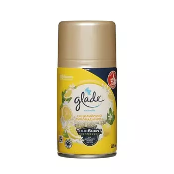 Освежитель воздуха Glade Automatic " Сицилийский лимонад и мята " автоматический сменный блок 269мл