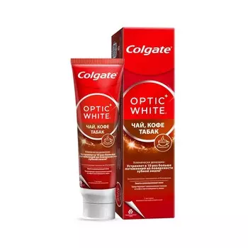 Отбеливающая зубная паста Colgate Optic White " Чай, кофе, табак " 75мл