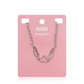 Ожерелье Soda " Chain heart "