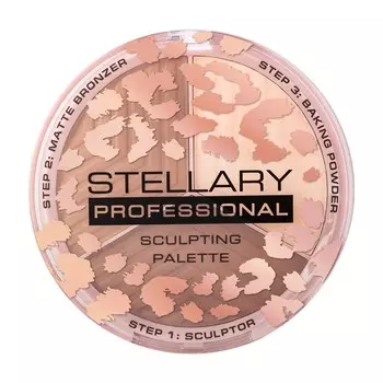 Палетка для контуринга 3 в 1 Stellary Face Sculptor 02 11,4г