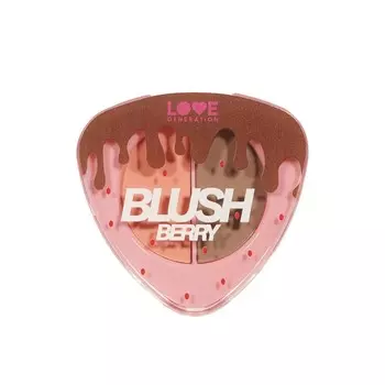 Палетка для контуринга лица Love Generation BlushBerry 01 6г
