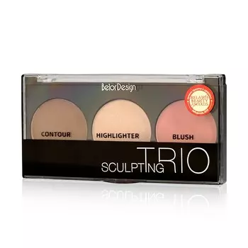 Палетка для макияжа BelorDesign Sculpting Trio 2 5,8г