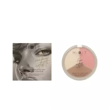 Палетка для скульптурирования лица Mixit Beauty Contour Palette 3 in 1 01 11г