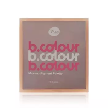 Палетка теней для век 7 days b.colour 01 , Luxury Life , 9г