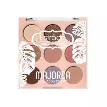 Палетка теней для век Estrade Majorca 9 оттенков 10г