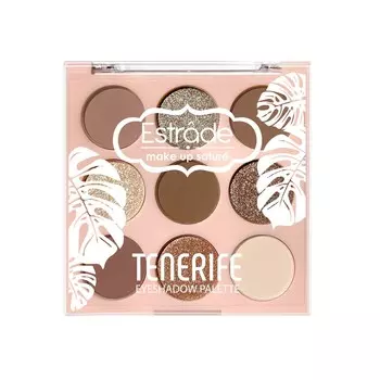 Палетка теней для век Estrade Tenerife 9 оттенков 10г