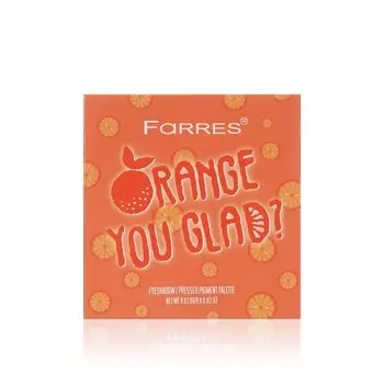 Палетка теней для век Farres Orange You Glad 9 цветов 9г