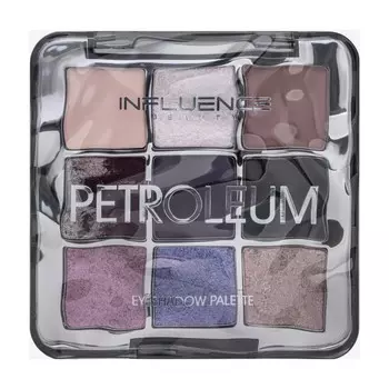 Палетка теней для век Influence Beauty Petroleum 01 9 оттенков 7,2г
