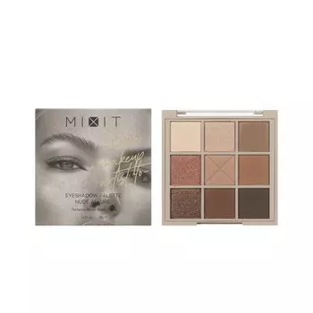 Палетка теней для век Mixit Nude Allure 9 оттенков 10г