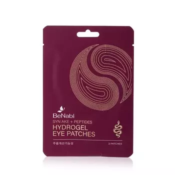 Патчи для области вокруг глаз Benabi Гидрогелевые , с змеиным пептидом 2шт