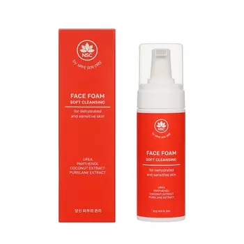 Пенка для умывания лица с пантенолом NSC Face Foam Soft Cleansing 150мл