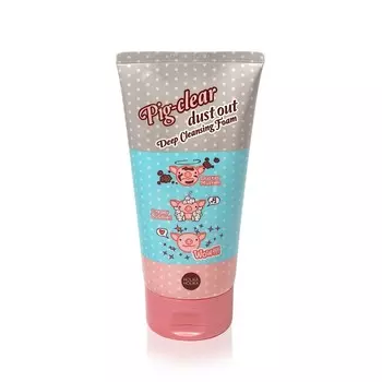 Пенка Holika Holika для лица очищающая " Pig-clear dust out " с коллагеном 150мл