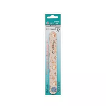 Пилка для маникюра прямая Zinger Classic " Cats " 100/180