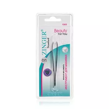 Пинцет для бровей Zinger B158 S скошенный GL BFY
