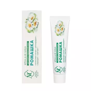 Питательный крем Невская Косметика для лица для сухой и нормальной кожи " ромашка " 38г