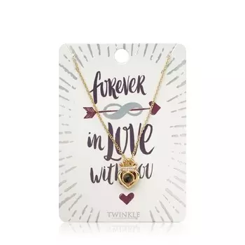 Подвеска с цепочкой Twinkle To Beloved One " Golden Heart "