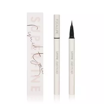 Подводка - фломастер для век Focallure Superfine Liquid Eyeliner Черная 0,5г