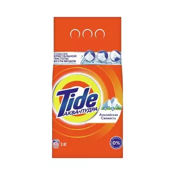 Порошок для стирки автомат Tide " альпийская свежесть " 3кг
