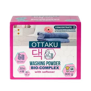 Порошок для стирки с кондиционером OTTAKU Bio-complex 900г