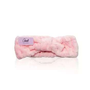 Повязка для волос Ameli для косметических процедур , Розовый